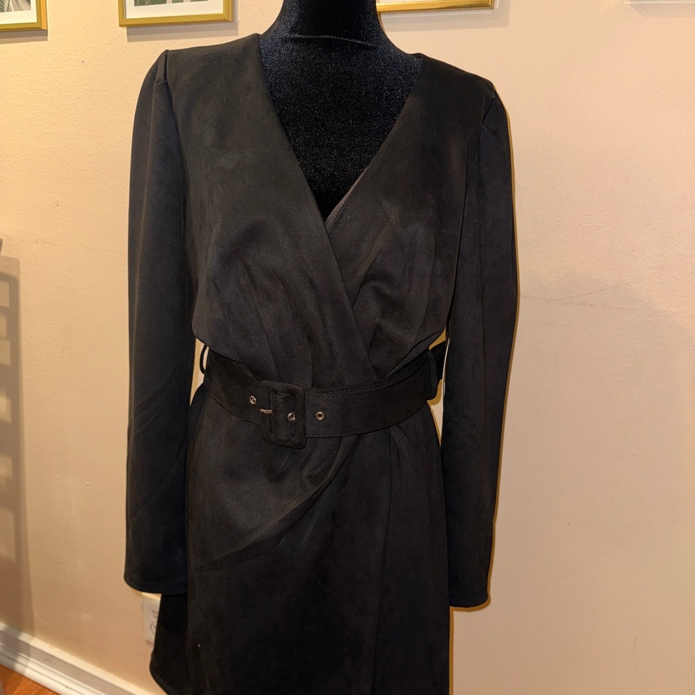 Jason Wu Black Wrap Trench Coat